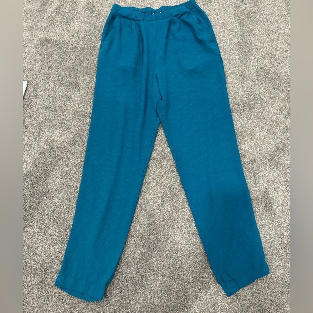 Eileen Fisher Vibrant Blue Trousers